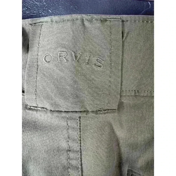 Orvis Mens Cargo Shorts Fishing Hunting Outdoor Military Green Size 40 - Picture 11 of 12